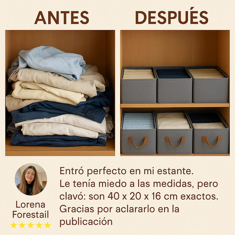 Organizadores de Ropa Plegables (Comprá 1 y lleváte 3)